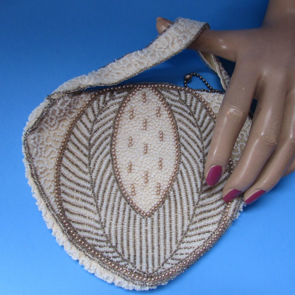 Vintage Beaded Purse Formal Event Belgium